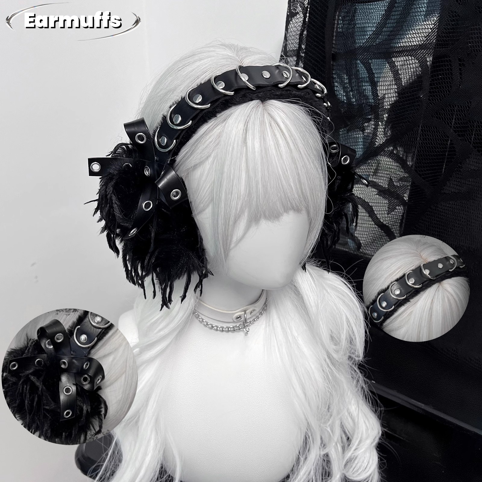 Earmuffs Foldable - Japanese Earmuffs Dark Punk Anti Cold