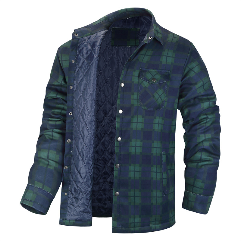 Flannel Shirt Lined - Winter Plaid Shirts For Mens Thick