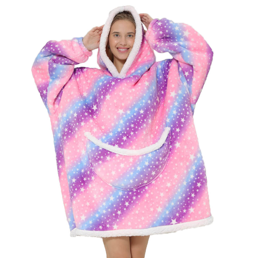 Lazy Hoodie Blanket Oversized  – обзор и цена Sherpa Hoodie Fleece