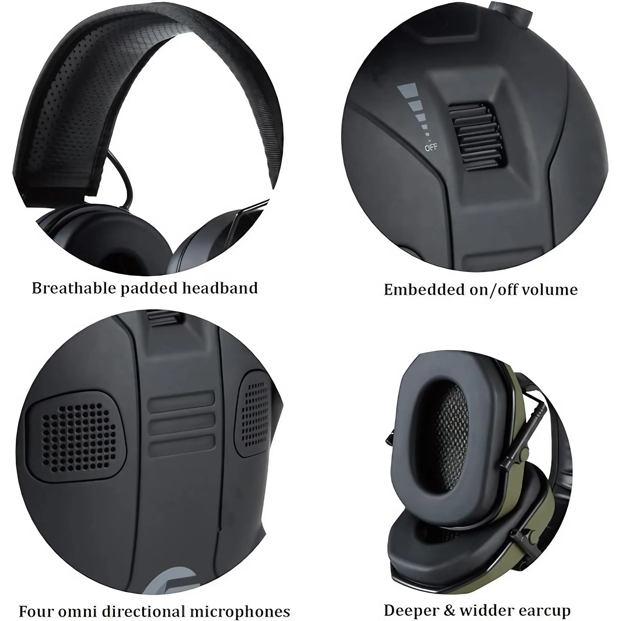 Foldable Tactical Electronic S – обзор и цена Earmuffs Foldable