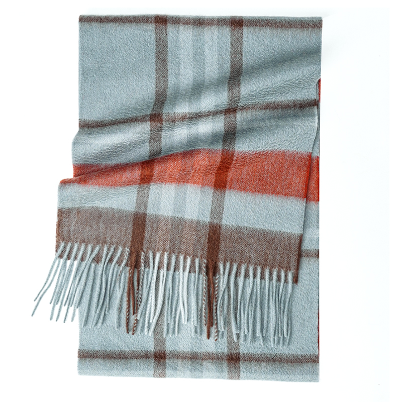 100% Cashmere Scarf   Plaid  W – обзор и цена Wool Scarf Men