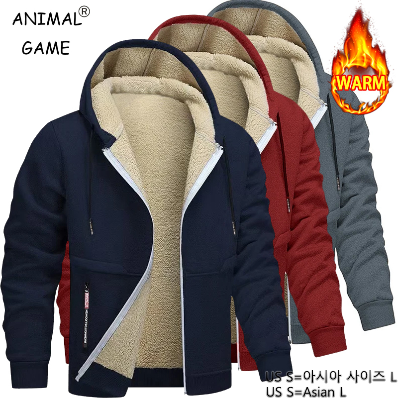Animal Game Mens Casual Hooded – обзор и цена Sherpa Hoodie Fleece