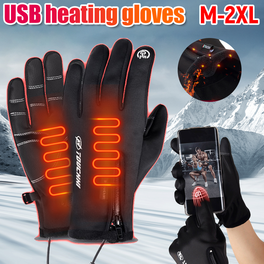 Winter Ski USB Heated Gloves T – обзор и цена Touch Screen Gloves