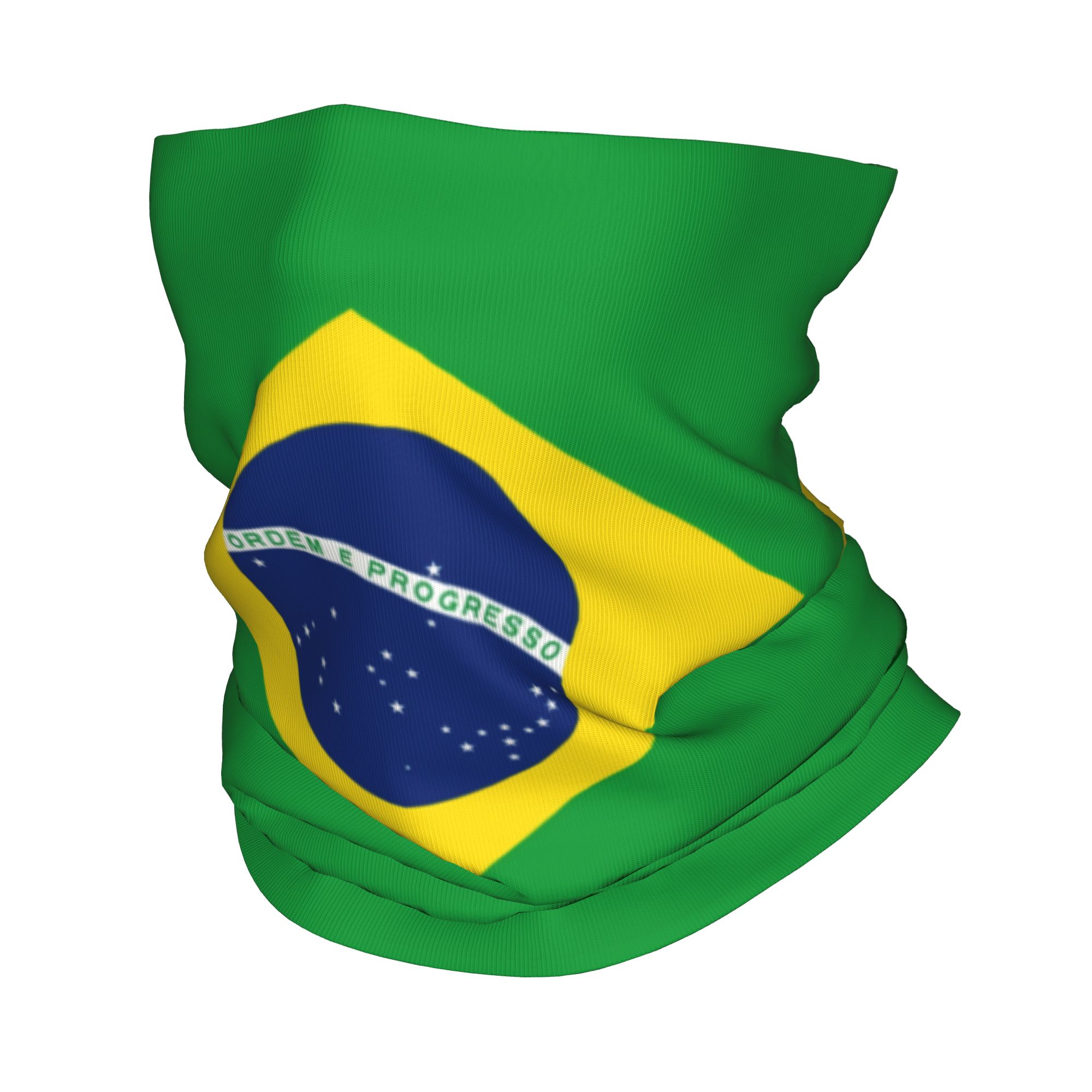 Custom Brazil Flag Bandana Nec – обзор и цена Neck Gaiter Fleece