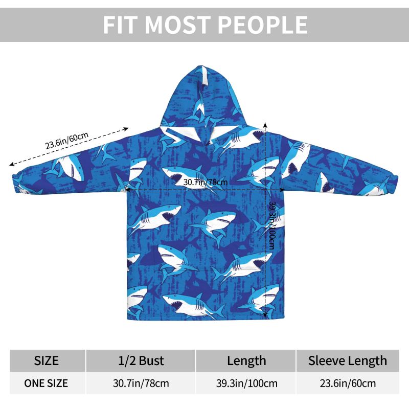 Wearable Blanket Hoodie Cartoo – обзор и цена Sherpa Hoodie Fleece