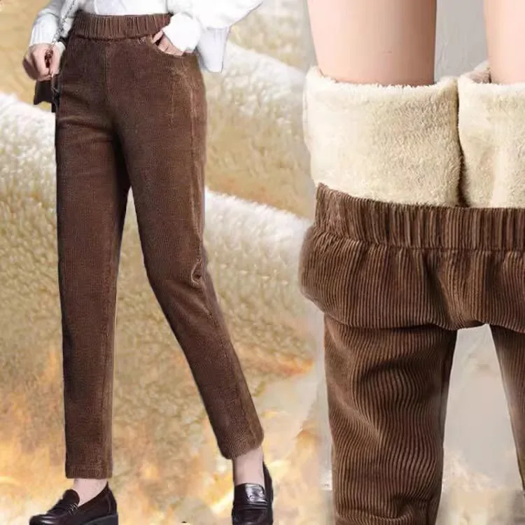 1pcs Women Autumn Winter Plush – обзор и цена Corduroy Pant Warm