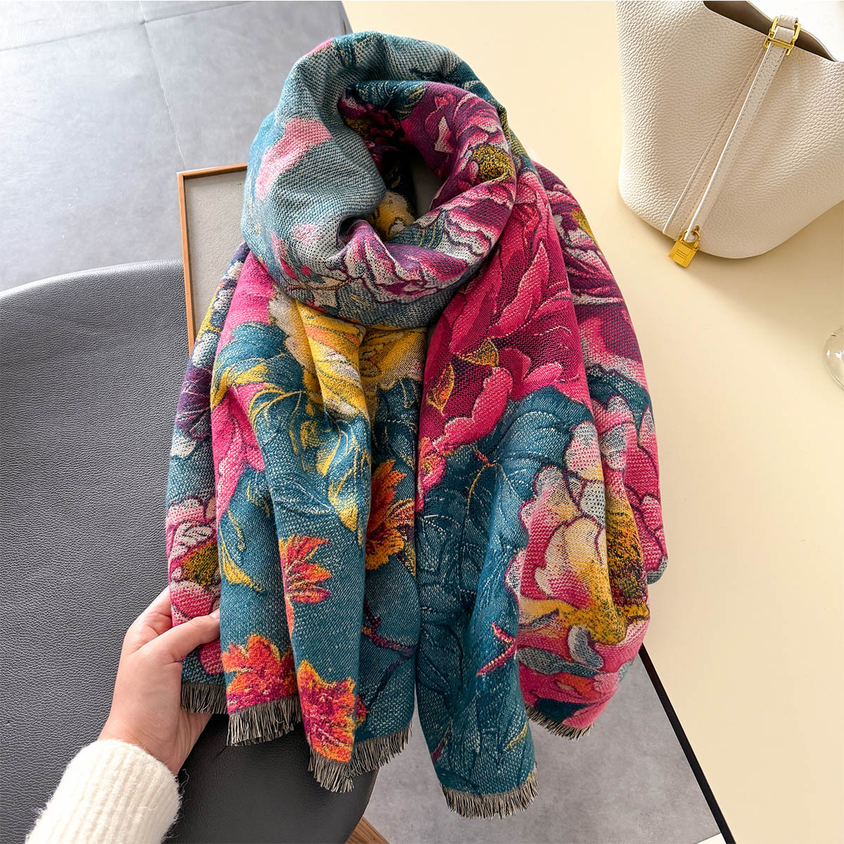 Warm Cashmere Scarf Women Shaw – обзор и цена Cashmere Pashmina Wrap
