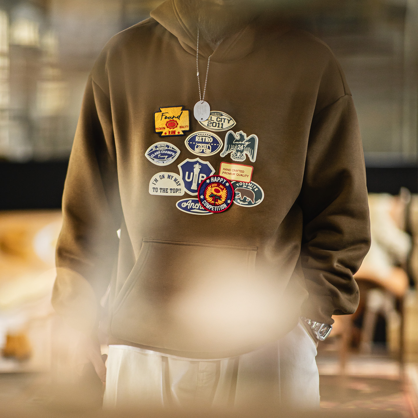 Maden Vintage Men's Embroidere – обзор и цена Sherpa Hoodie Fleece