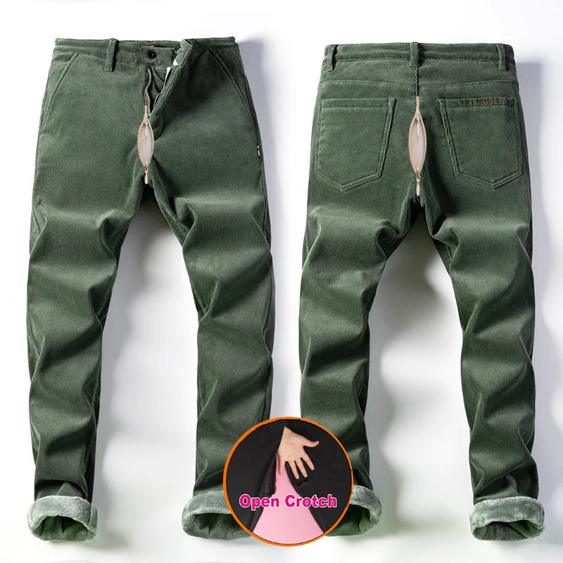 Open Crotch Men Fall Winter Fl – обзор и цена Corduroy Pant Warm