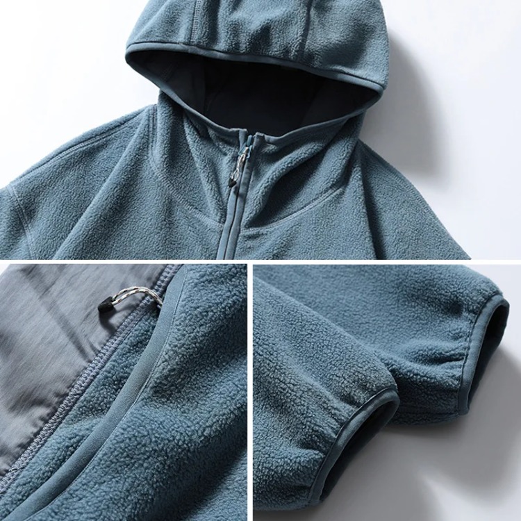 Mens Hoodie Autumn Winter Cott – обзор и цена Sherpa Hoodie Fleece
