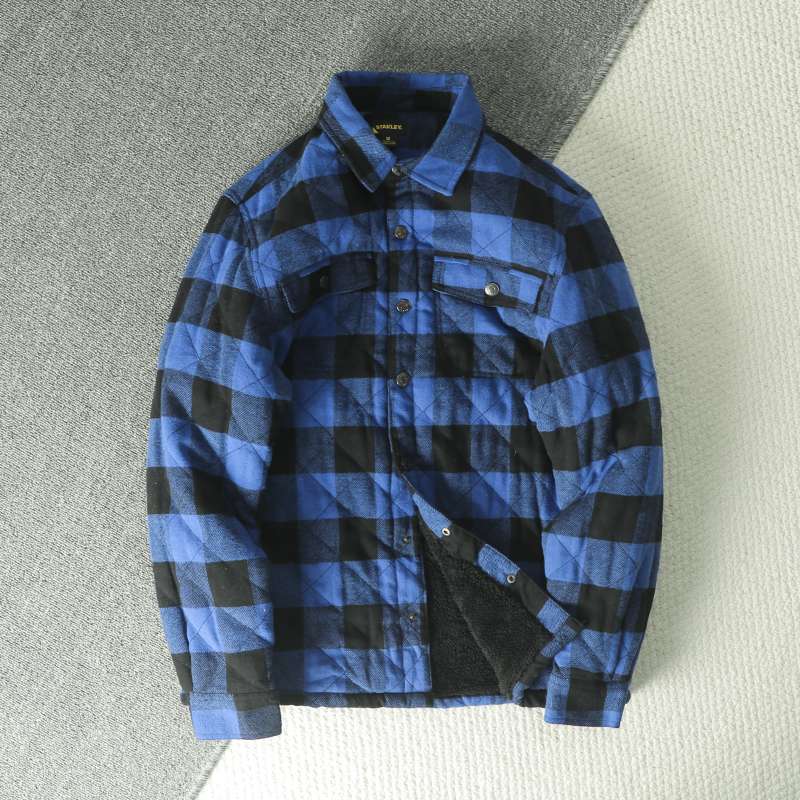 Fall Winter Men's Plaid Flanne – обзор и цена Flannel Shirt Lined