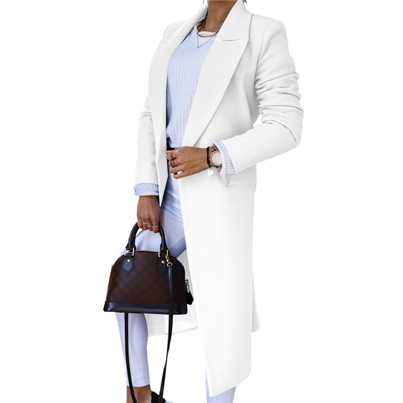 CYCLI-Women Long Wool Coats Fo – обзор и цена Wool Coat Peacoat