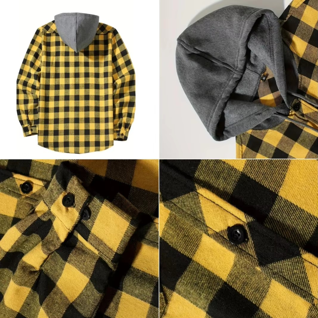 Men's Business Spring And Autu – обзор и цена Flannel Shirt Lined