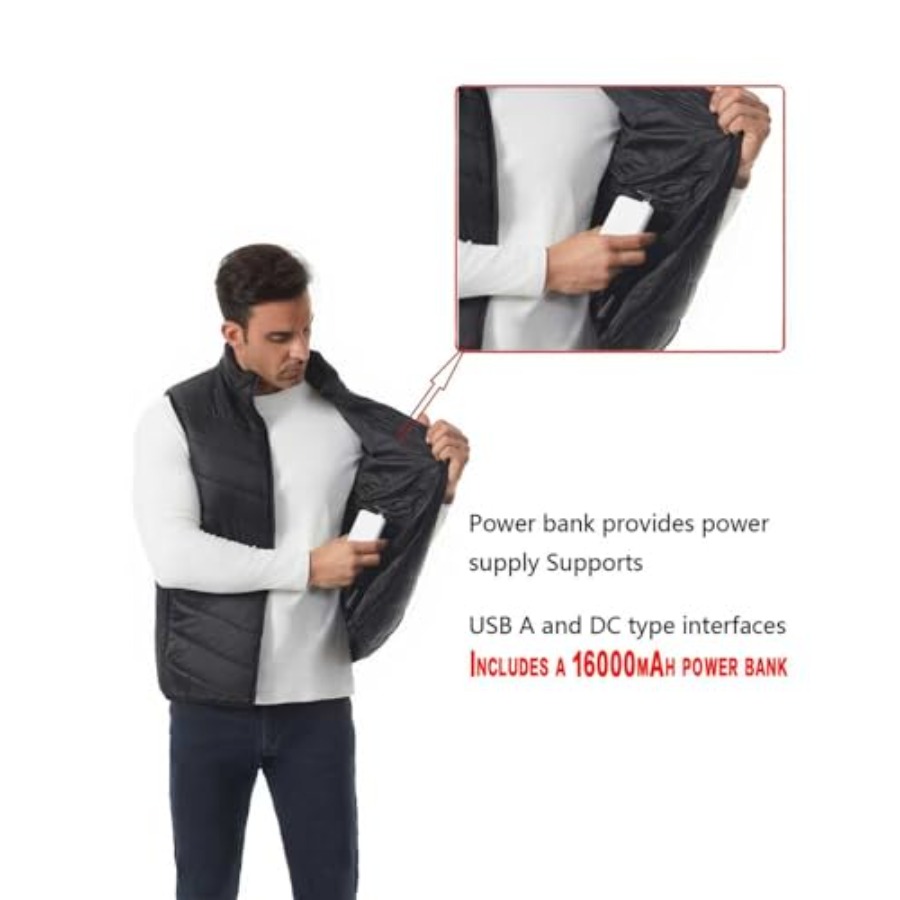 Heated Down Vest for and Wo wi – обзор и цена Heated Vest Battery