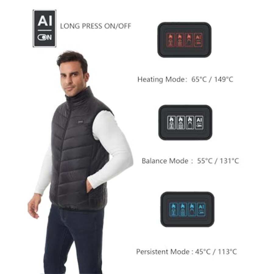 Heated Down Vest for and Wo wi – обзор и цена Heated Vest Battery