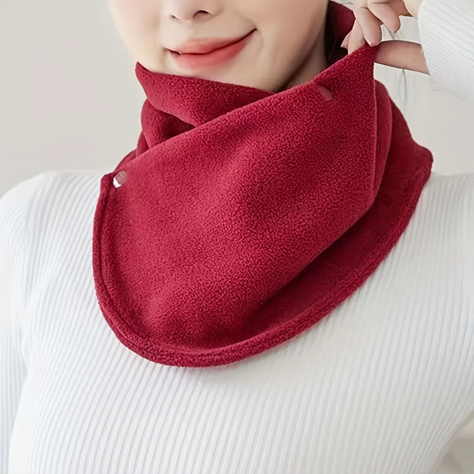 Classic Solid Color Snap Neck  – обзор и цена Neck Gaiter Fleece