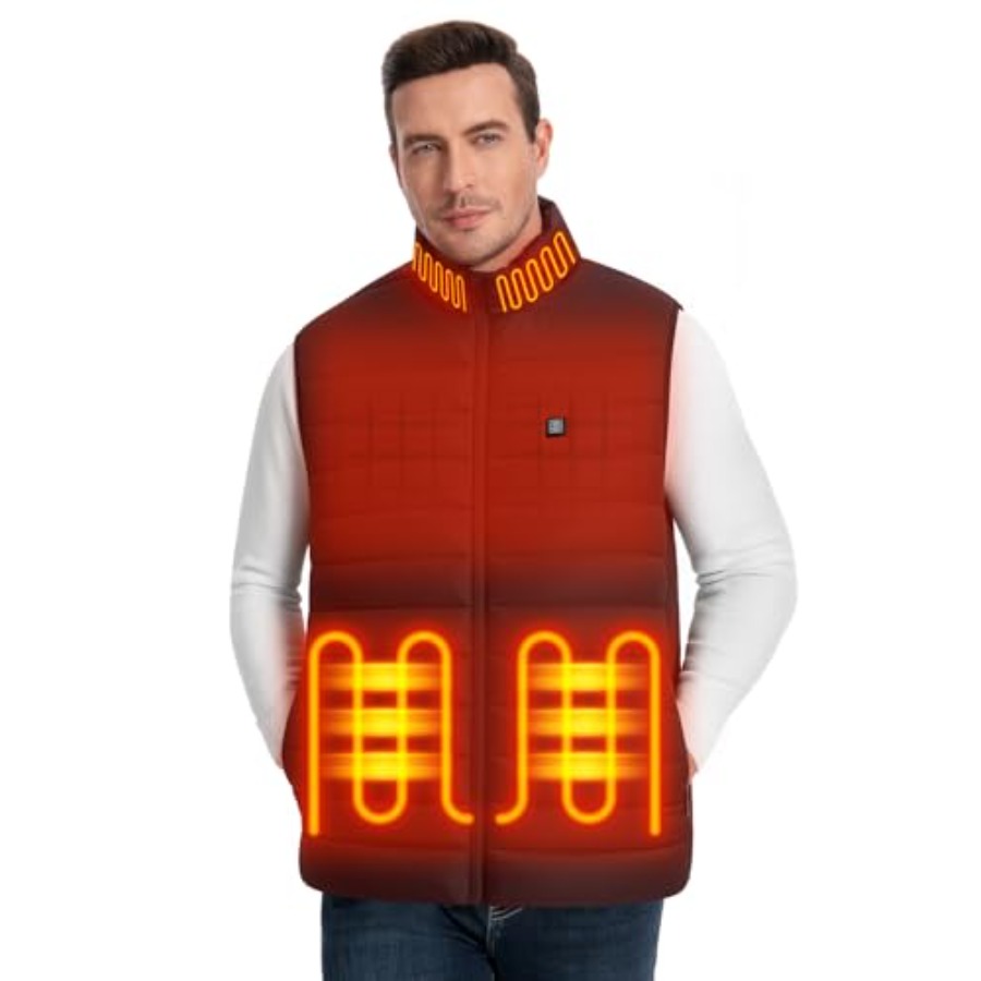 Men's Lightweight Heated Vest  – обзор и цена Heated Vest Battery