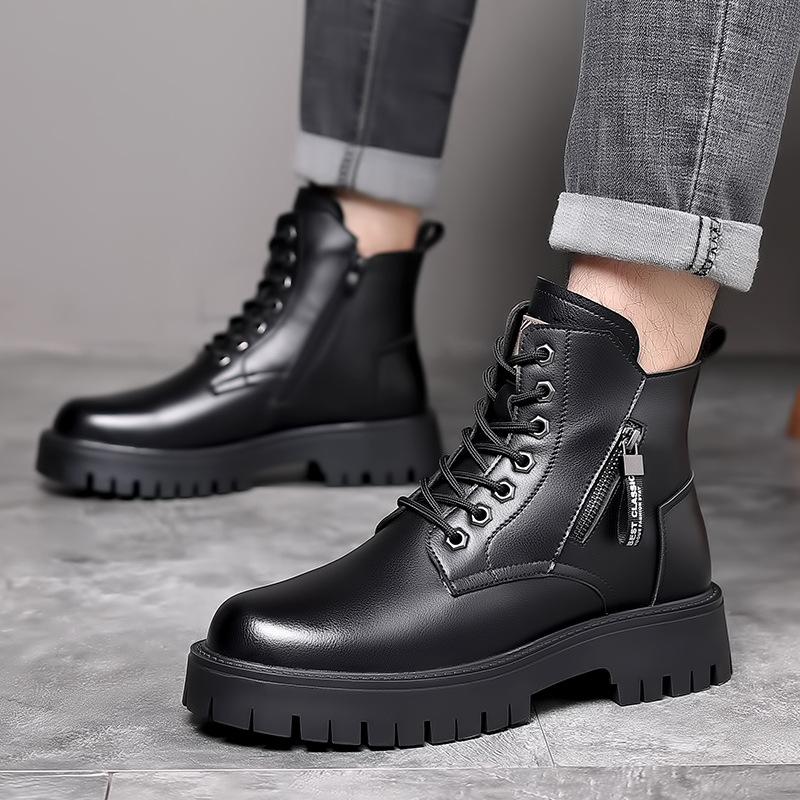 Men Classic Genuine Leather Bo – обзор и цена Waterproof Winter Boot