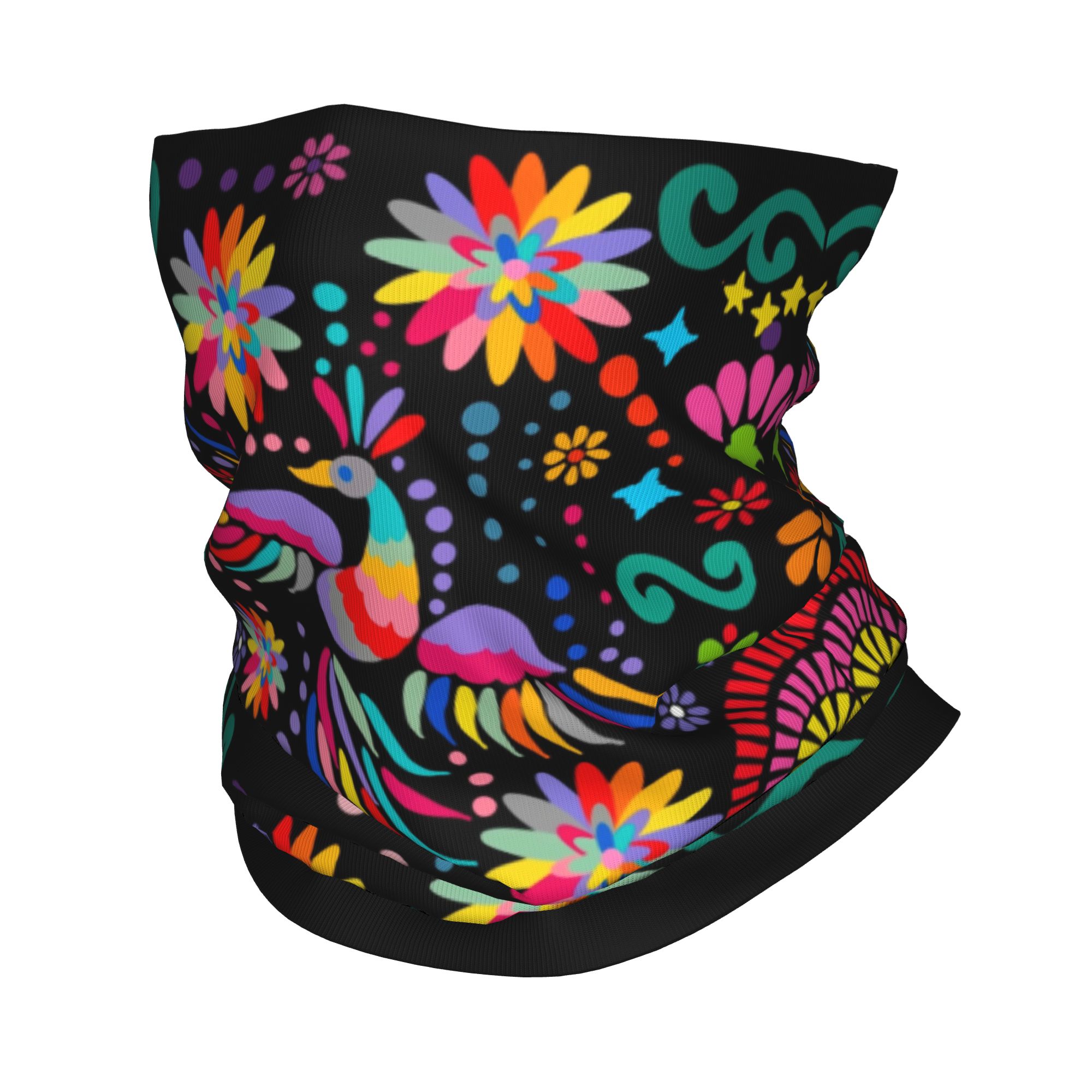 Custom Mexican Floral Flower T – обзор и цена Neck Gaiter Fleece