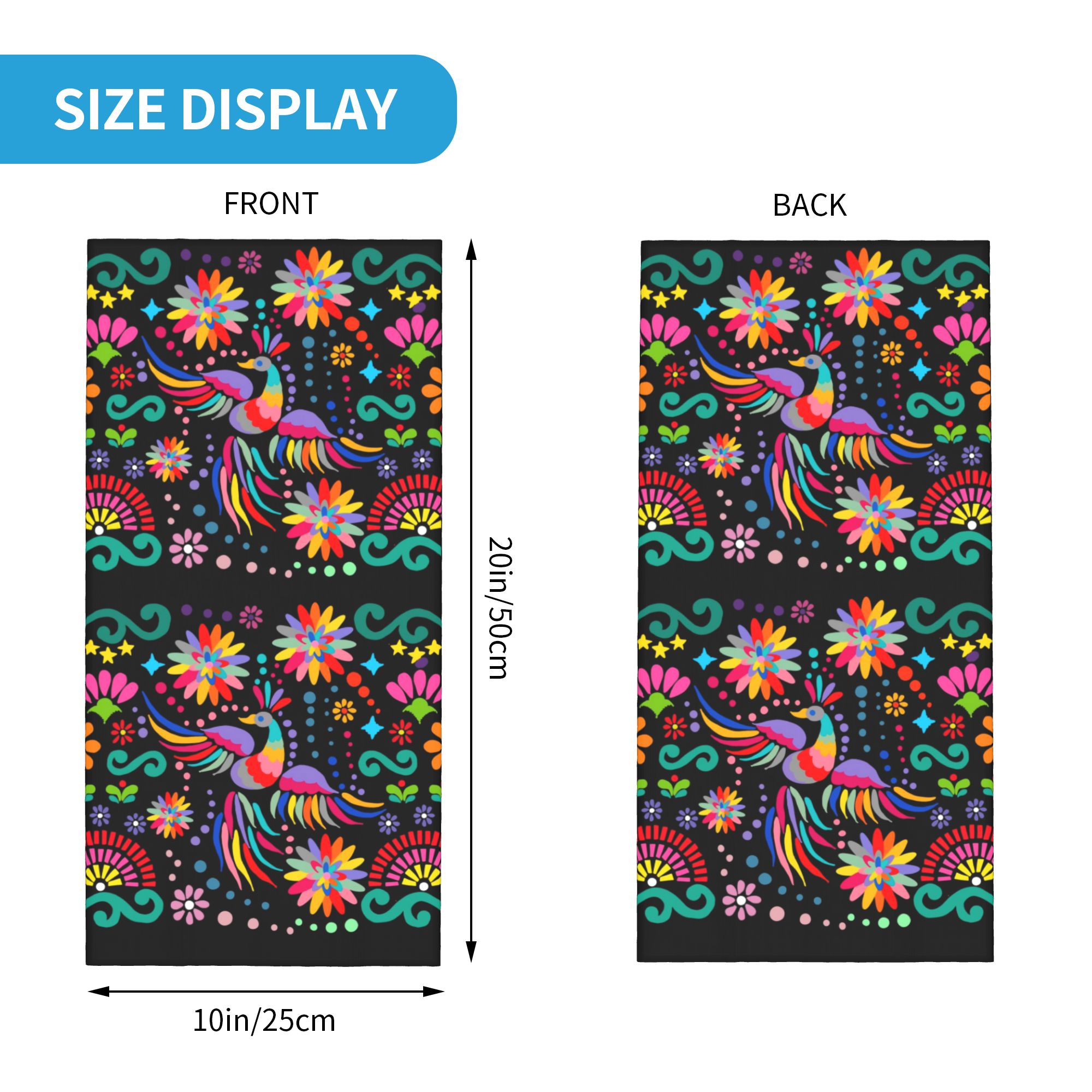 Custom Mexican Floral Flower T – обзор и цена Neck Gaiter Fleece