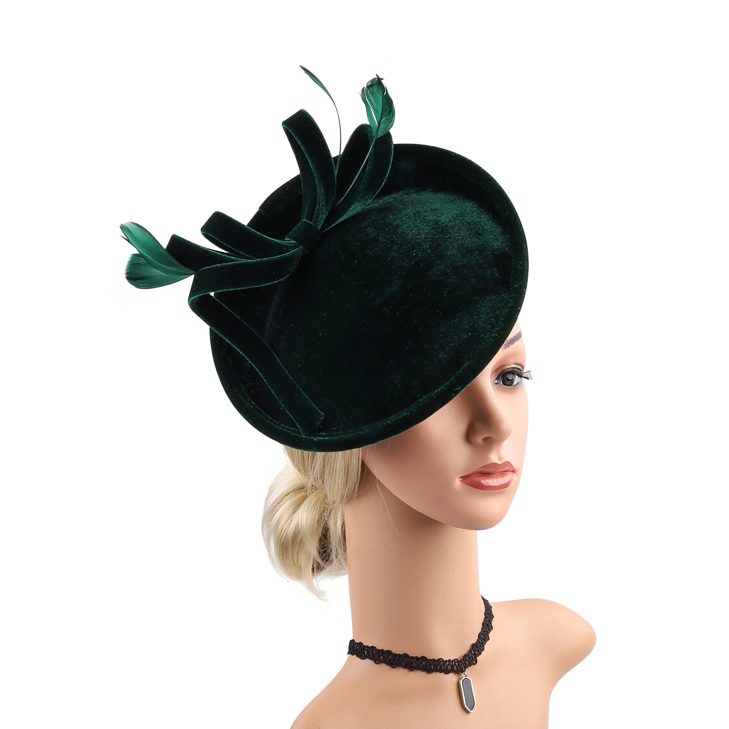 Velour Velvet Fascinator Feath – обзор и цена Winter Headband Fleece