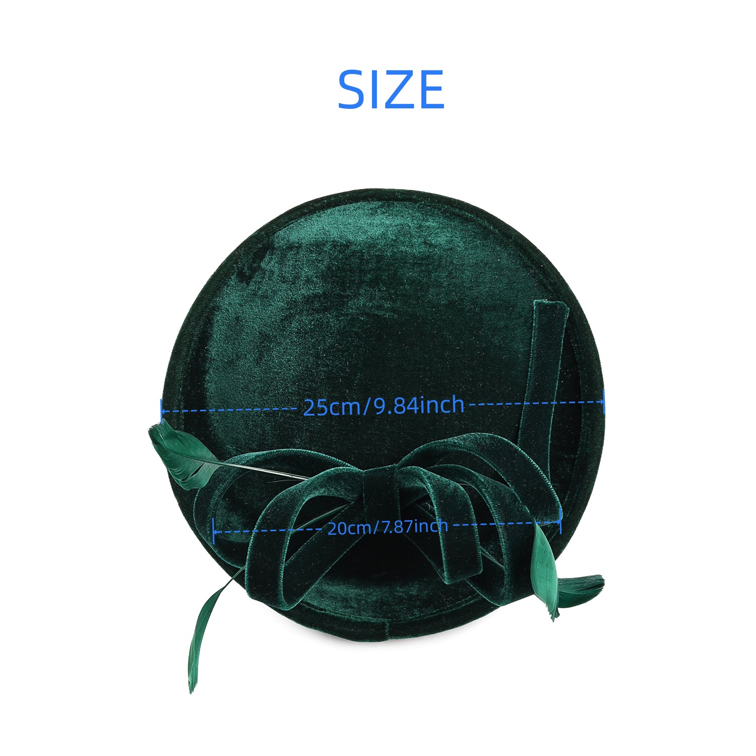 Velour Velvet Fascinator Feath – обзор и цена Winter Headband Fleece