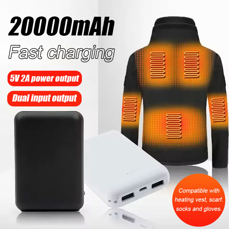 20000mAh Power Bank Portable U – обзор и цена Heated Vest Battery