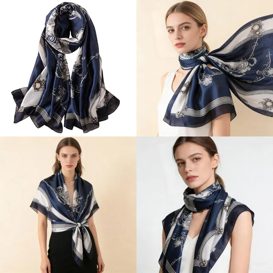Silk Scarf Mulberry Silk Fashi – обзор и цена Shawl Wrap Winter