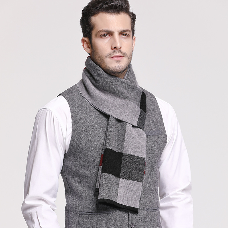RUNMEIFA 2022 Classic Autumn & – обзор и цена Wool Scarf Men