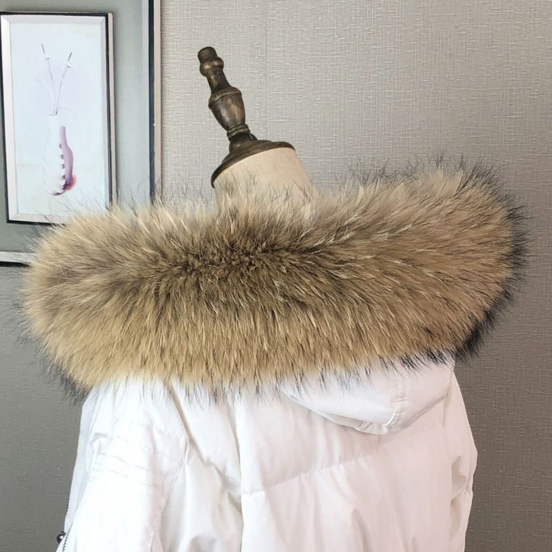 Real Fur Collar for Coat Parka – обзор и цена Shawl Wrap Winter