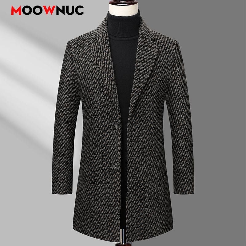 Long Coat Men Mens Wool Jacket – обзор и цена Wool Coat Peacoat