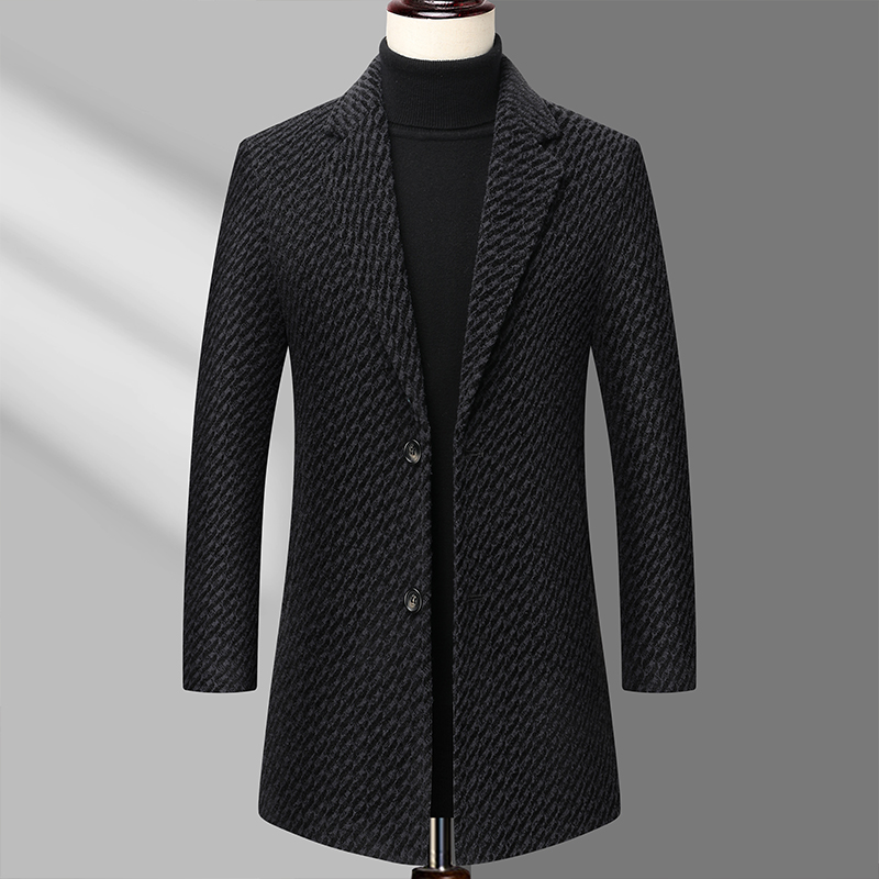 Long Coat Men Mens Wool Jacket – обзор и цена Wool Coat Peacoat