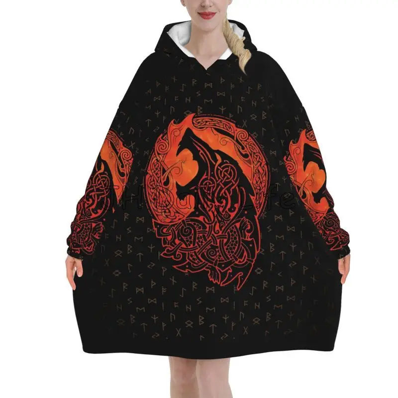 Viking Wolf Knot Fenrir Wearab – обзор и цена Sherpa Hoodie Fleece