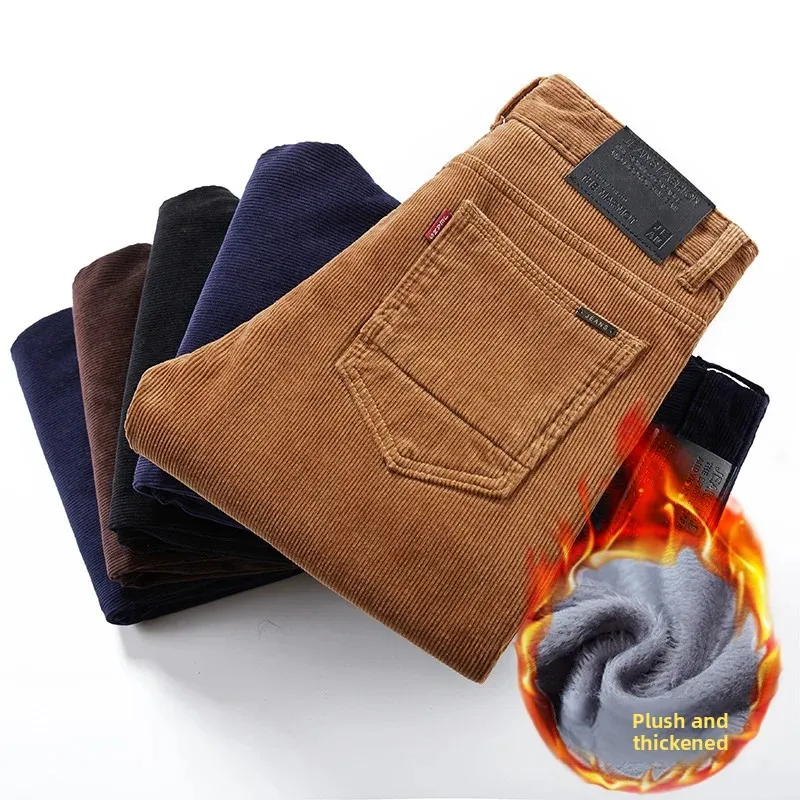 Thickened Fleece Lined Corduro – обзор и цена Corduroy Pant Warm