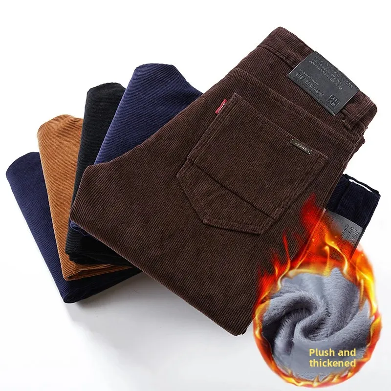 Thickened Fleece Lined Corduro – обзор и цена Corduroy Pant Warm