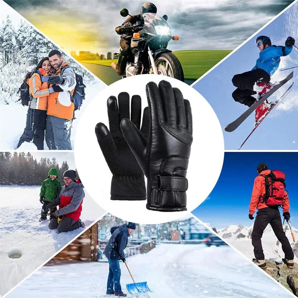 1 Pair USB Heating Gloves Rech – обзор и цена Touch Screen Gloves