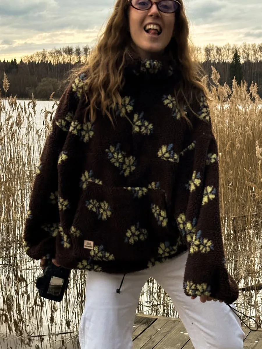 Autumn Winter Women's Sherpa F – обзор и цена Sherpa Hoodie Fleece