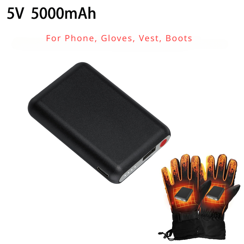 5V 5000mAh Heated Gloves Batte – обзор и цена Heated Vest Battery