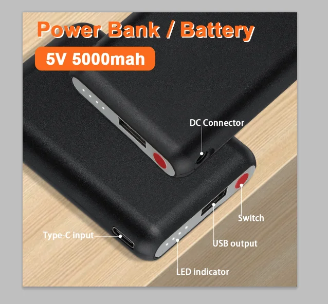 5V 5000mAh Heated Gloves Batte – обзор и цена Heated Vest Battery