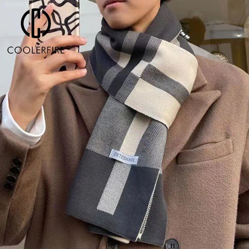 New Winter Men Scarf Keep Warm – обзор и цена Wool Scarf Men