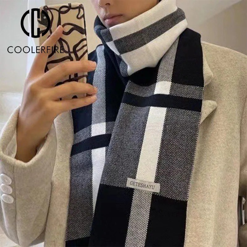 New Winter Men Scarf Keep Warm – обзор и цена Wool Scarf Men