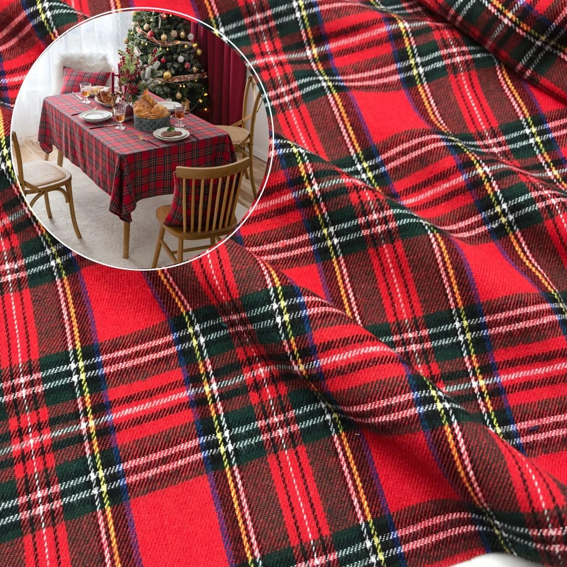 Christmas Plaid Fabric for DIY – обзор и цена Flannel Shirt Lined