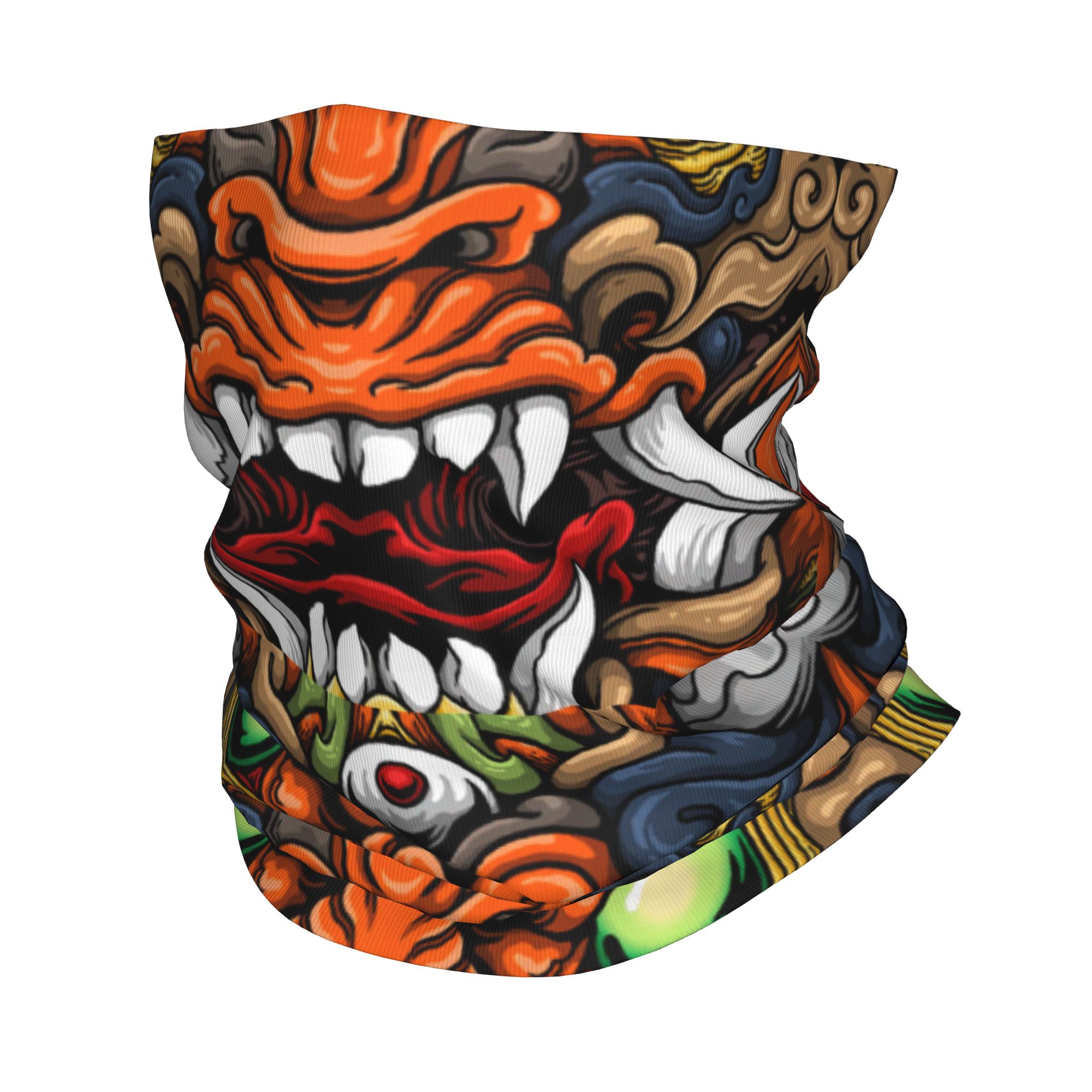 Custom Samurai Demon Oni Winte – обзор и цена Neck Gaiter Fleece