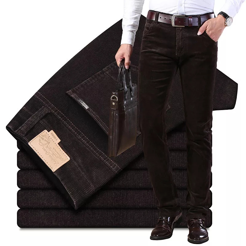Autumn Winter Men`s Thick Warm – обзор и цена Corduroy Pant Warm