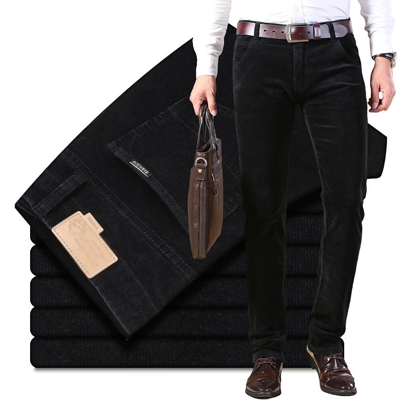 Autumn Winter Men`s Thick Warm – обзор и цена Corduroy Pant Warm